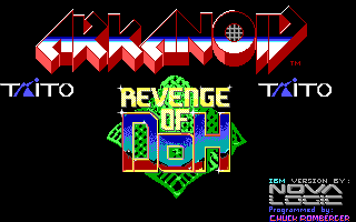 Apple　II　5インチソフト　ランクB)Arkanoid - Revenge of DOH [海外版] 250px-ArkanoidRevengeofDoh.jpg
